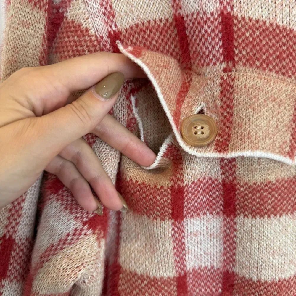 WILLIAM RAST | Plaid Button Down Sweater - Picture 3 of 11